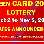 green card lottery 2021 dates